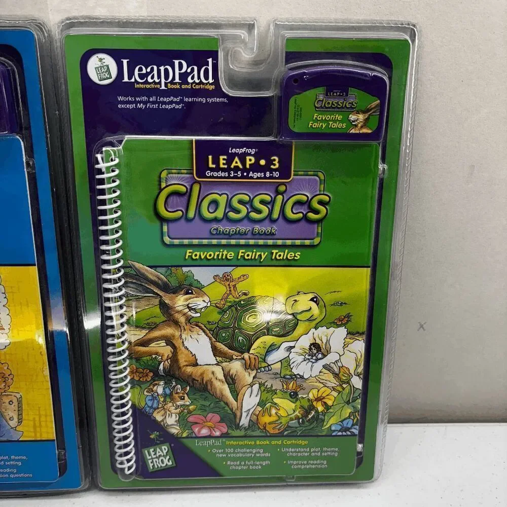 LeapPad Reading Arthur and the Lost‎ Diary & Favorite Fairy Tales New Sealed!